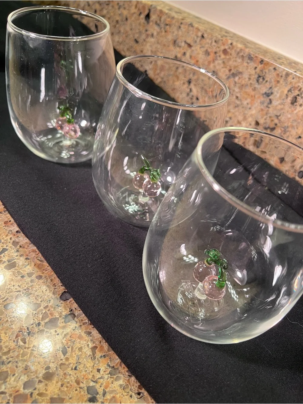 Anthropologie set stemless